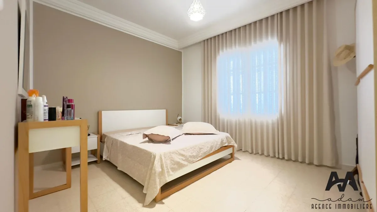Etage de villa s+2 meublé à Nabeul.