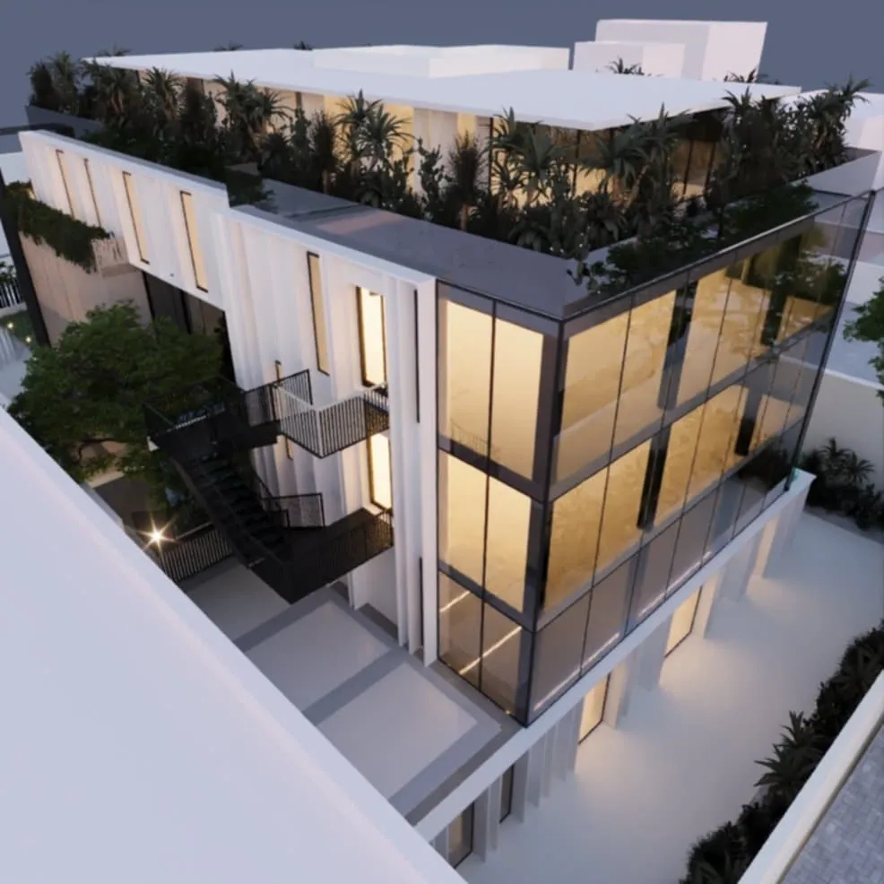 Immeuble bureautique neuf 1808 m² à Belvédère