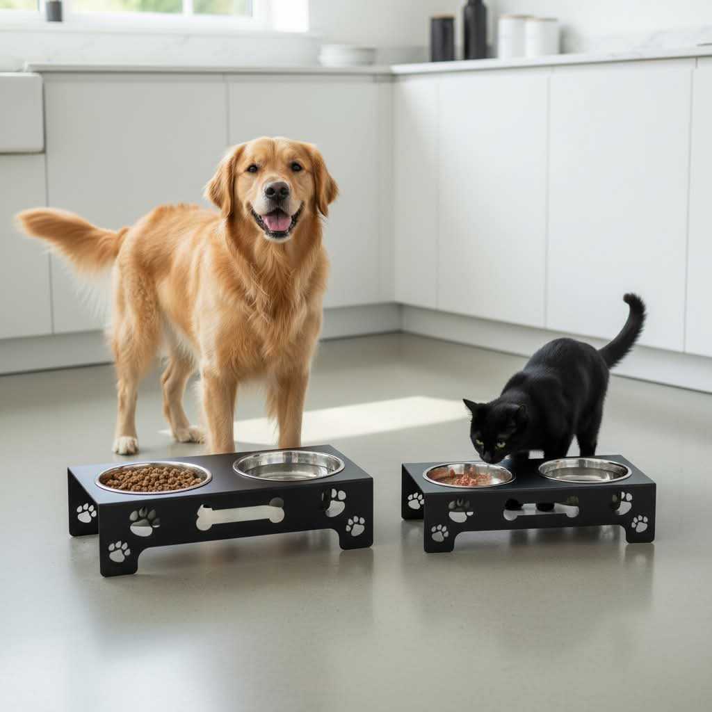 Support Gamelle pour Chiens et chats