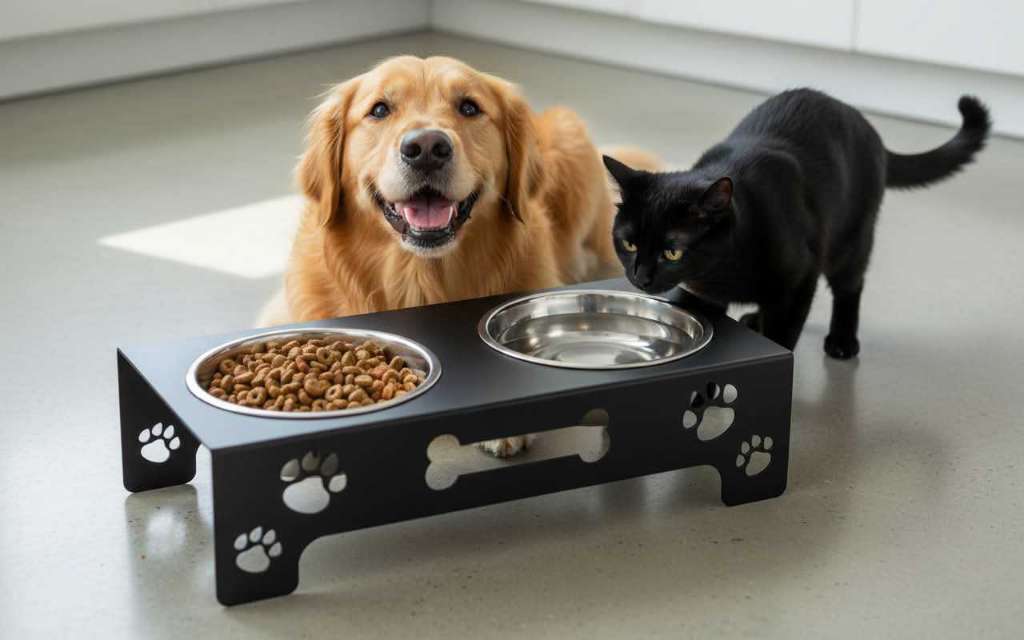 Support Gamelle pour Chiens et chats