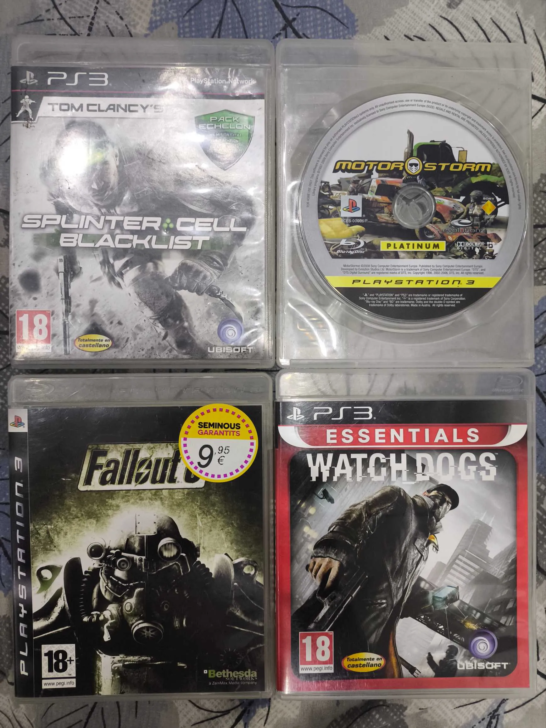 PS3 slim +16 cd