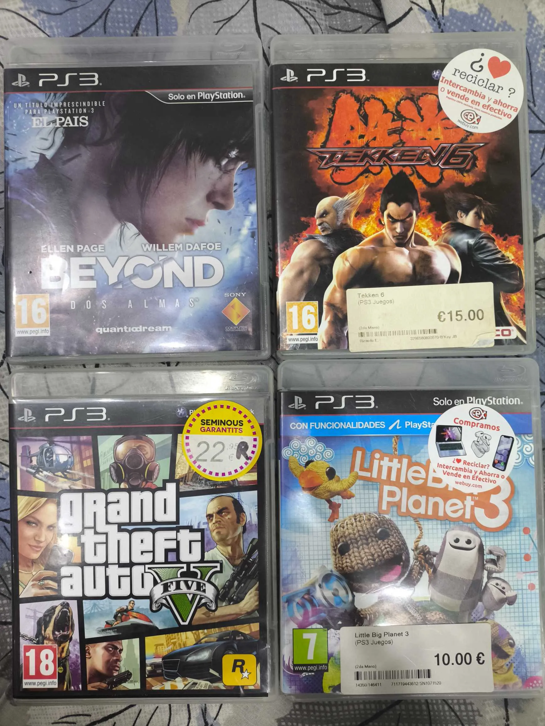 PS3 slim +16 cd