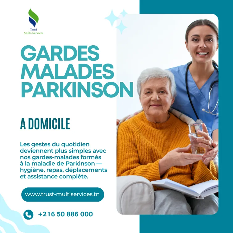 GARDES MALADES DE PARKINSON A DOMICILE  À CITE HEDI NOUIRA