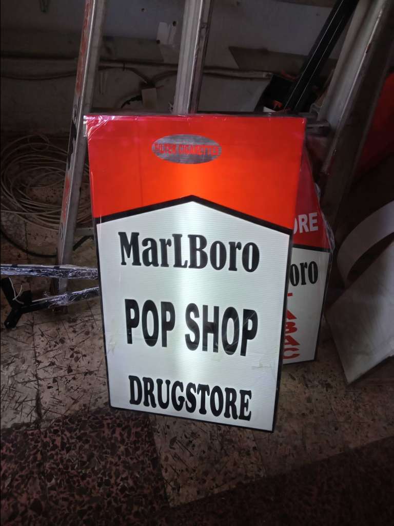 Présentoir tabac lumineux 