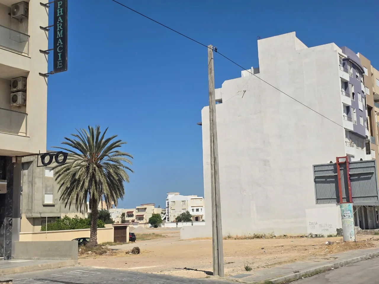 Terrain 850m² et 450m² Autorisé R+8 à Sahloul