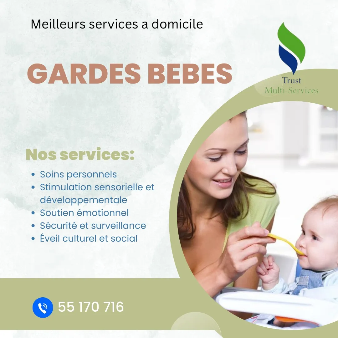société TMS propose des Gardes Bebes A CARTHAGE