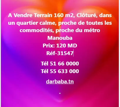 terrain a vendre