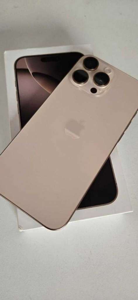 Iphone 16 pro max titane sable 256g