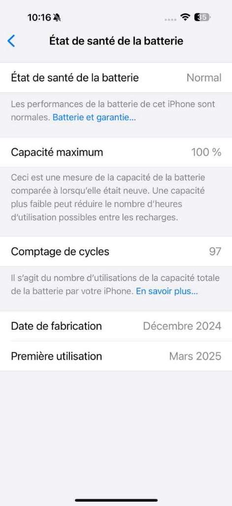 Iphone 16 pro max titane sable 256g