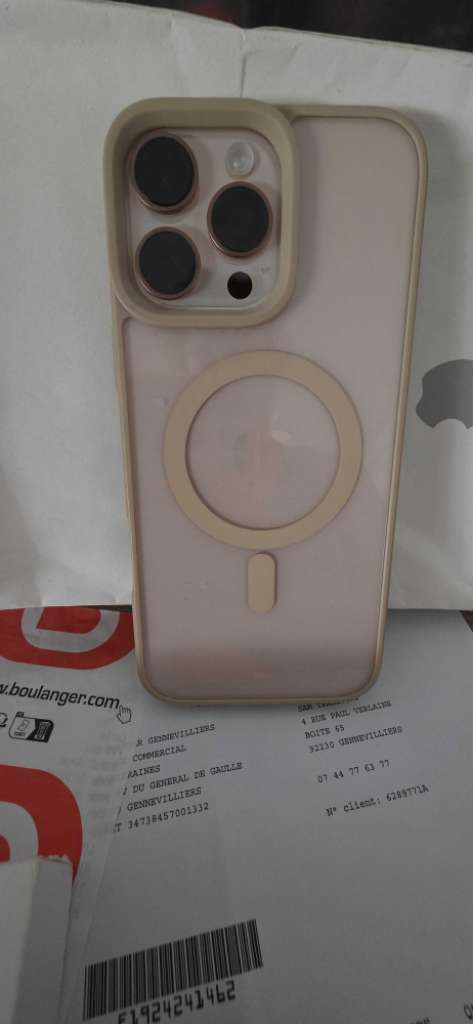 Iphone 16 pro max titane sable 256g