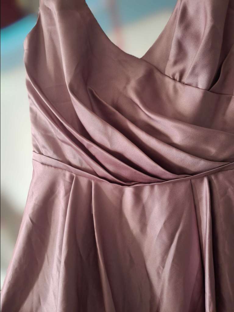 Robe soirée violet clair pastel
