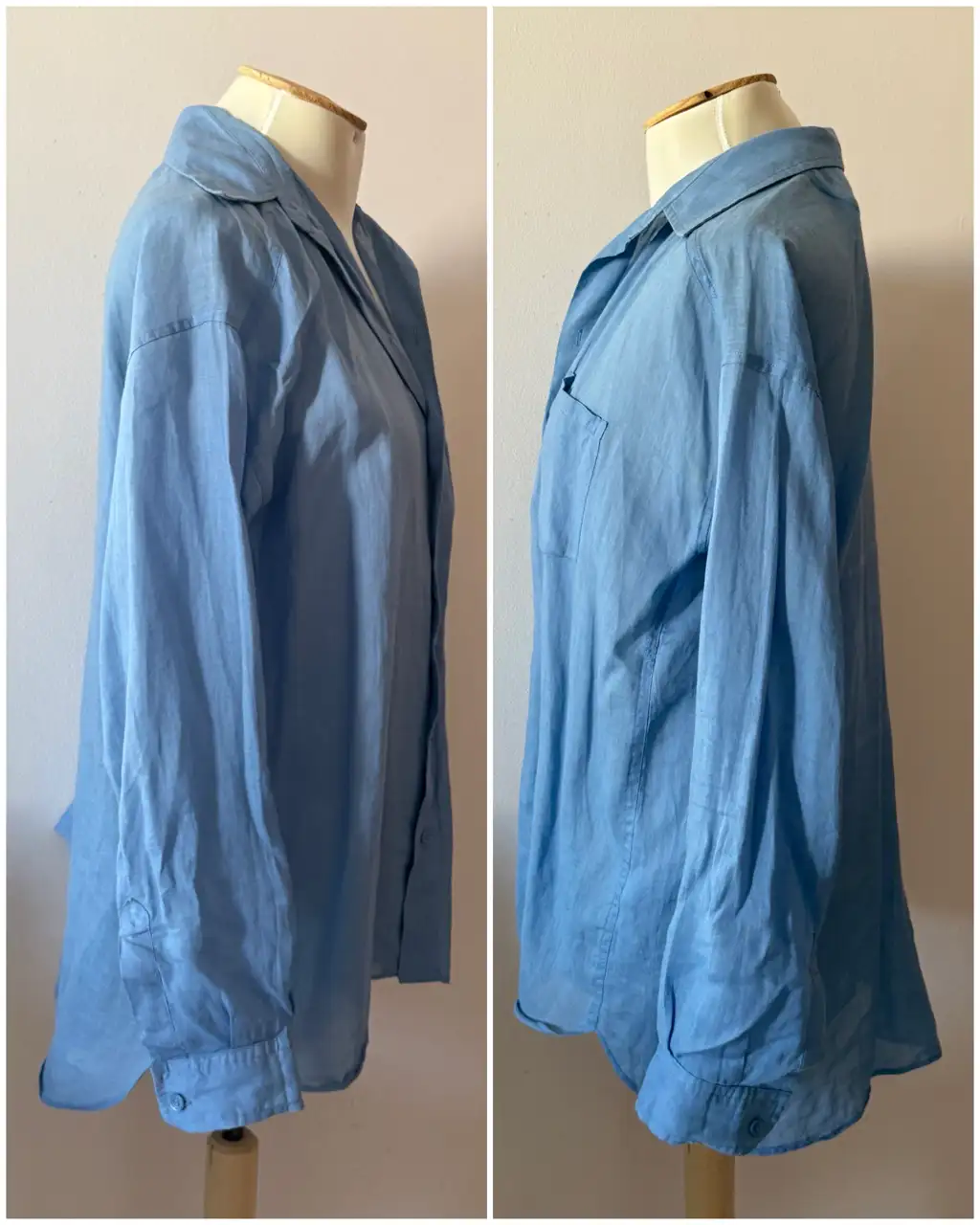 Chemise bleue ZARA