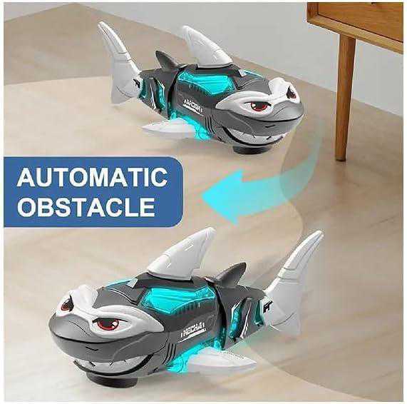 Robot Shark Toy with LED Lights and Music