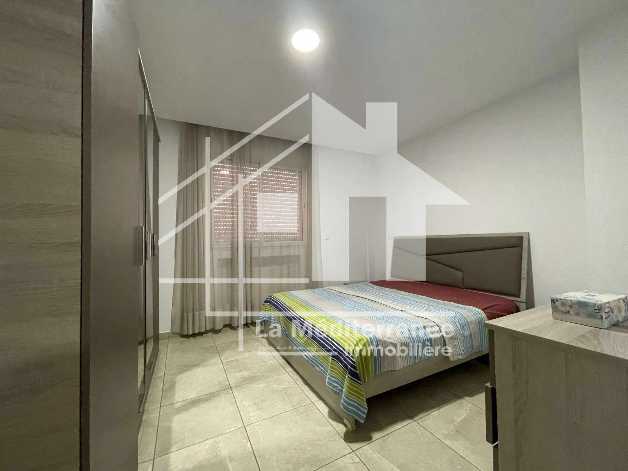 A louer un appartement S+1 meublé avec parking sous sol