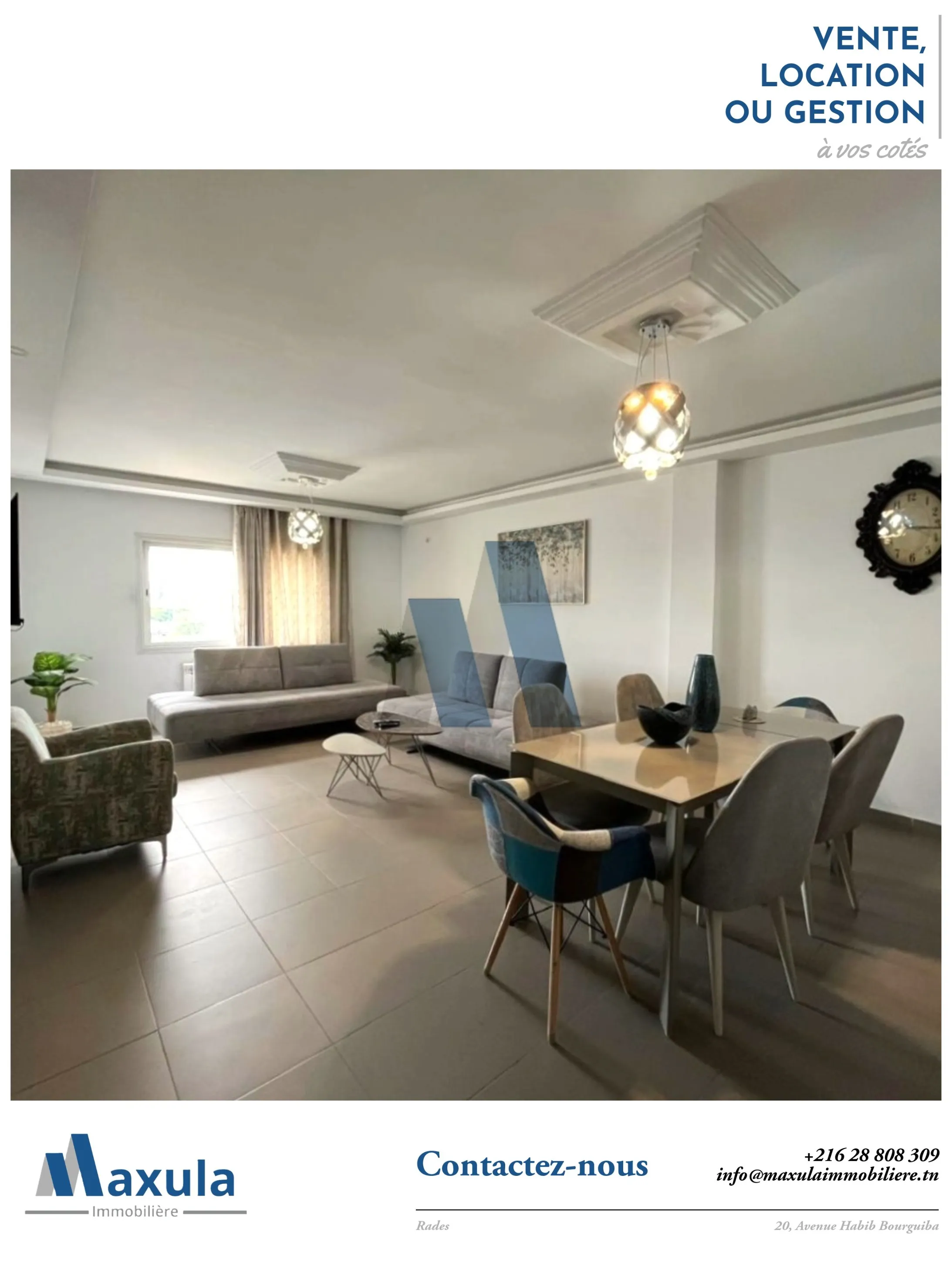 À VENDRE MAISON R+1 AVEC REZ COMMERCIAL DANS LE CENTRE DE BEN AROUS