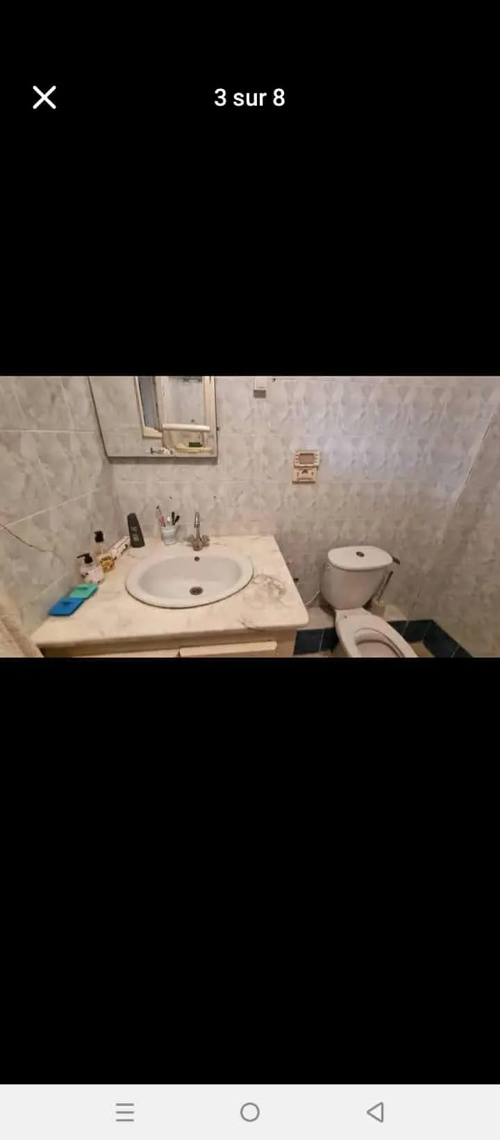 un appartements s+3 vide au 2éme étage (sans ascenseur) a louer a Omrane Supérieur En face MG