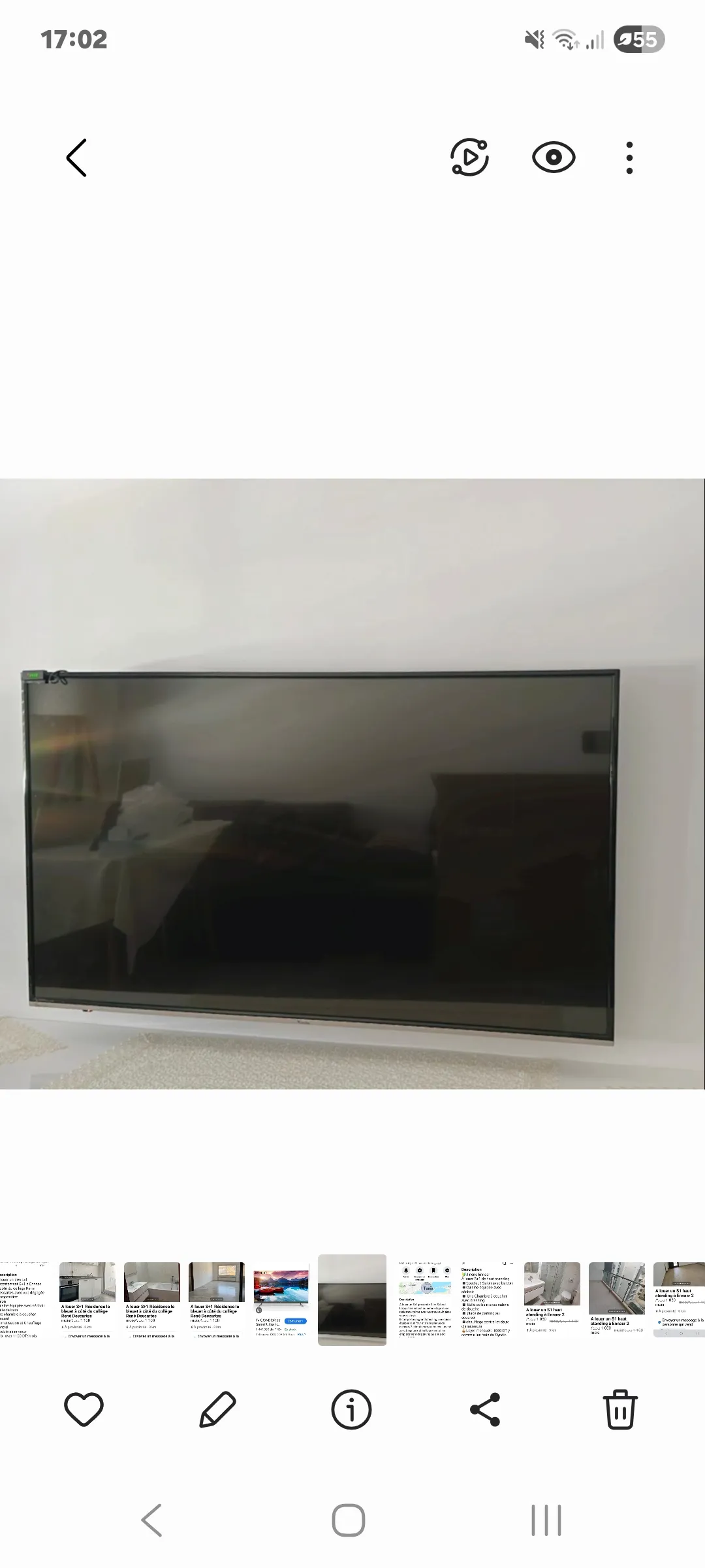 A v Tv condor smart 55" pouces. Presque neuve