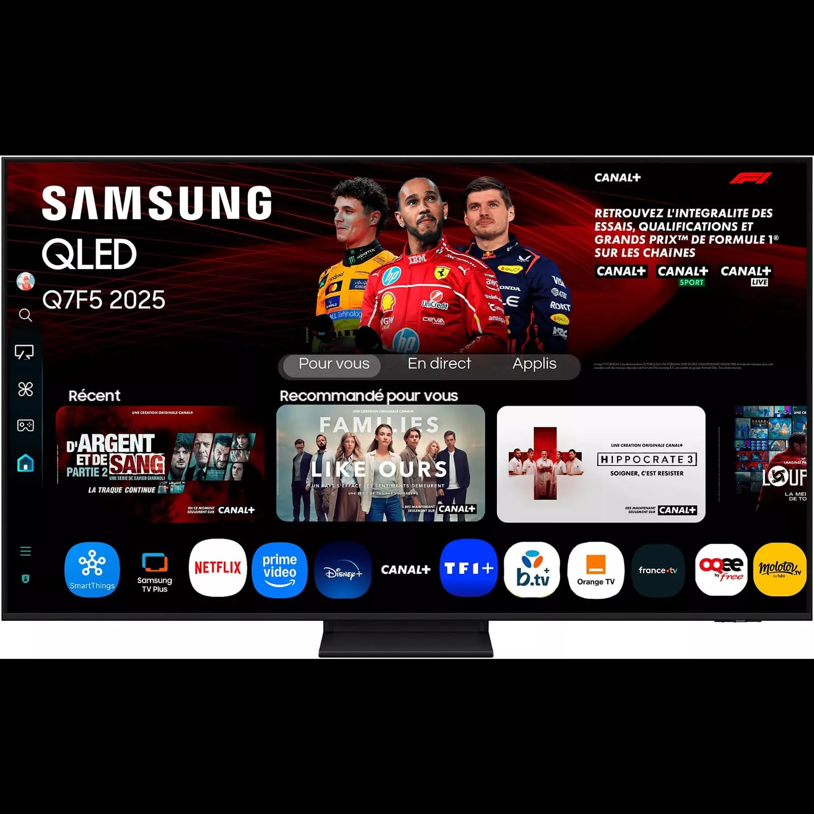 TV QLED SAMSUNG TQ65Q7F5 4K AI SmartTV Importe de France neuf Garantie 3ans
