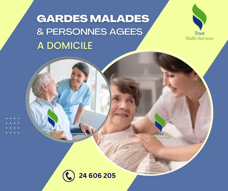 GARDE MALADE A DOMICILE A LA MANOUBA