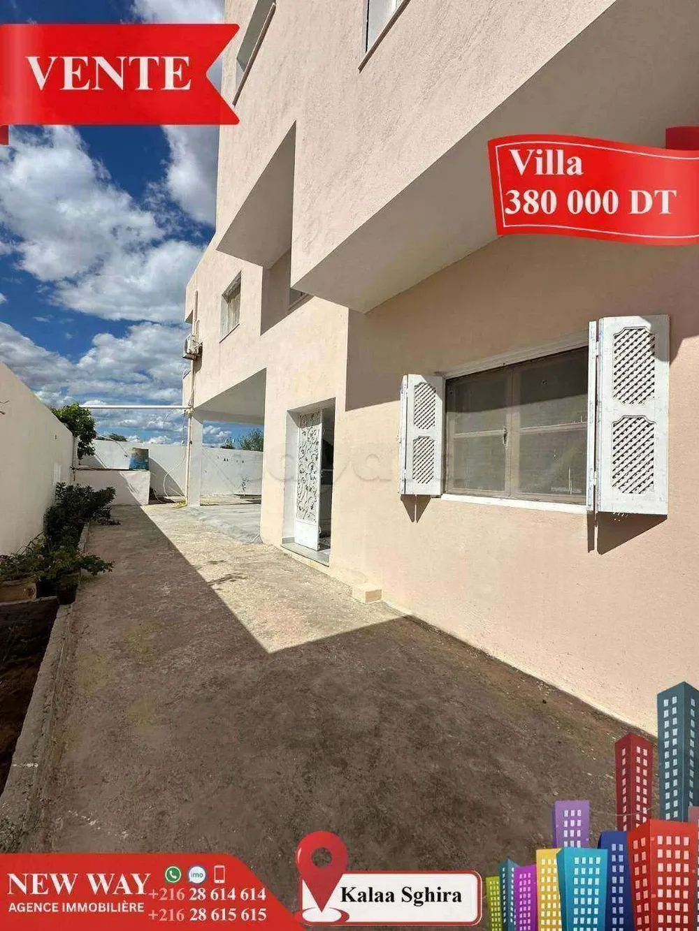 Villa Sur un Axe Principale à kalàa Sghira