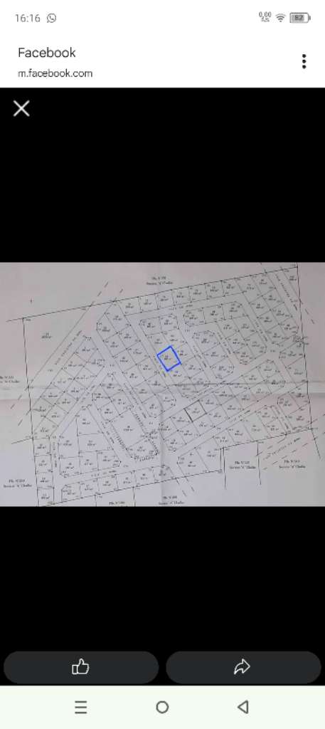 Chaffar terrain 460 m2