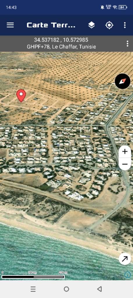 Chaffar terrain 460 m2