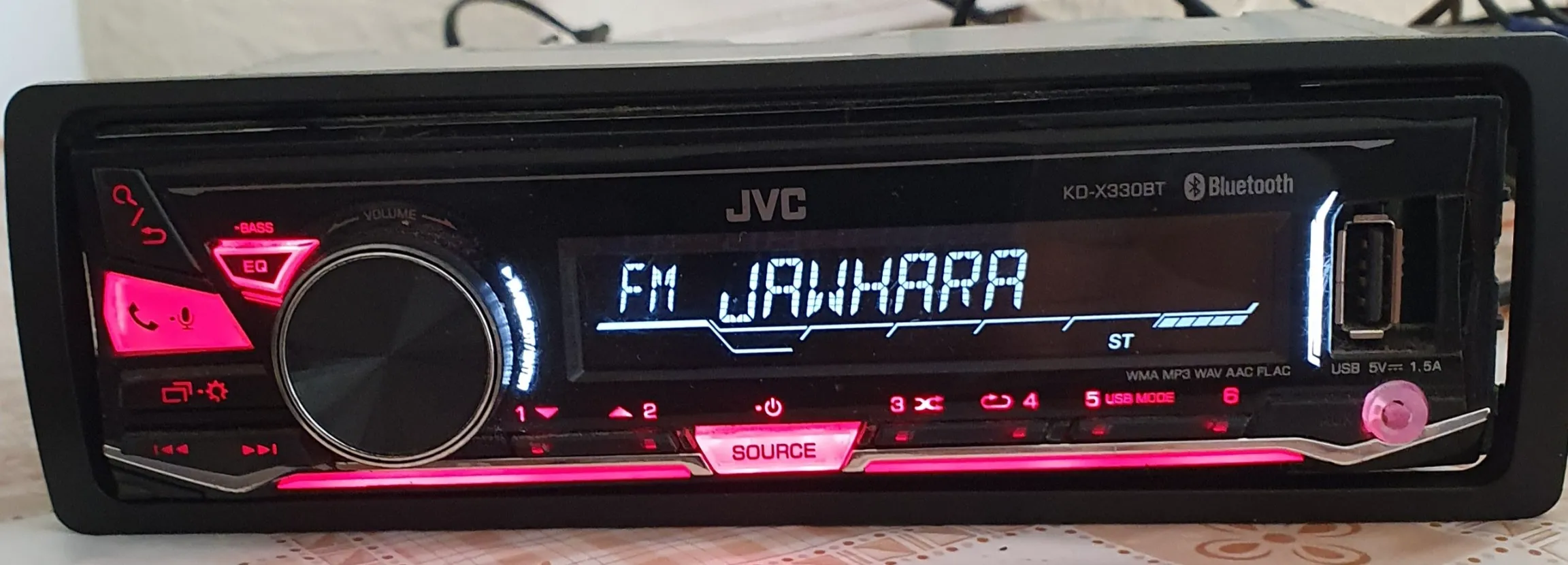 Poste jvc bluetooth streaming USB aux radio RDS 