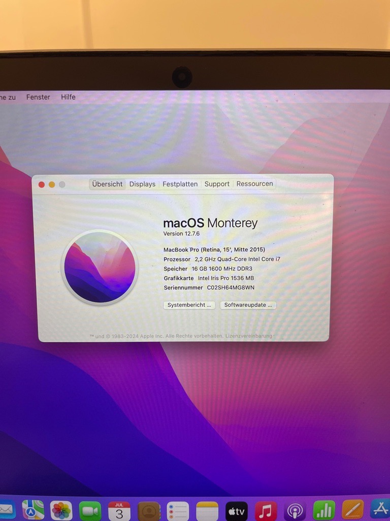 MacBook Pro 2015 à vendre