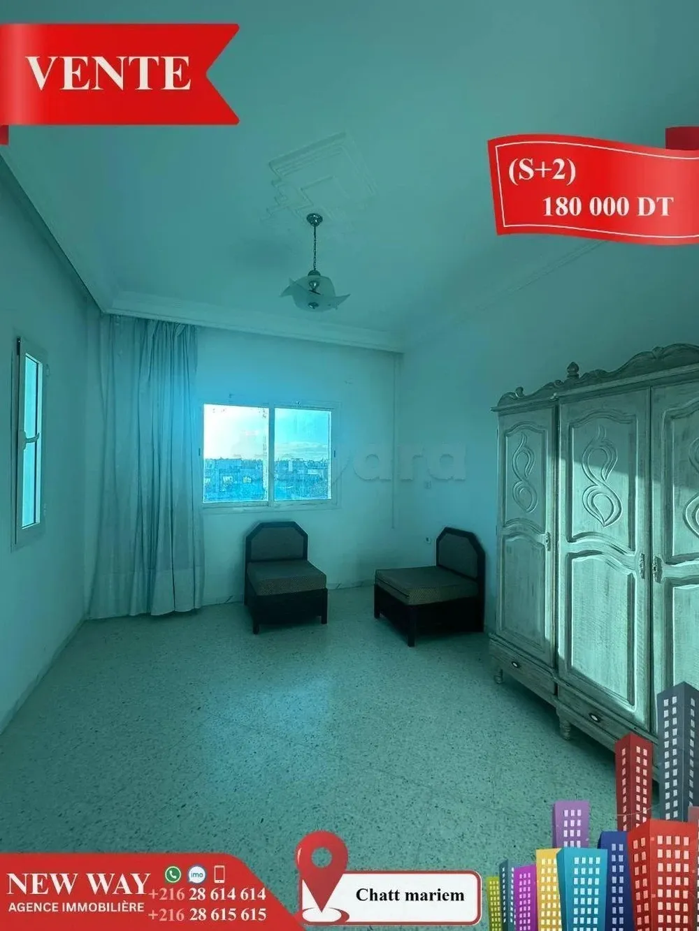 (S+2) Prés de la Mer à Chatt Mariem