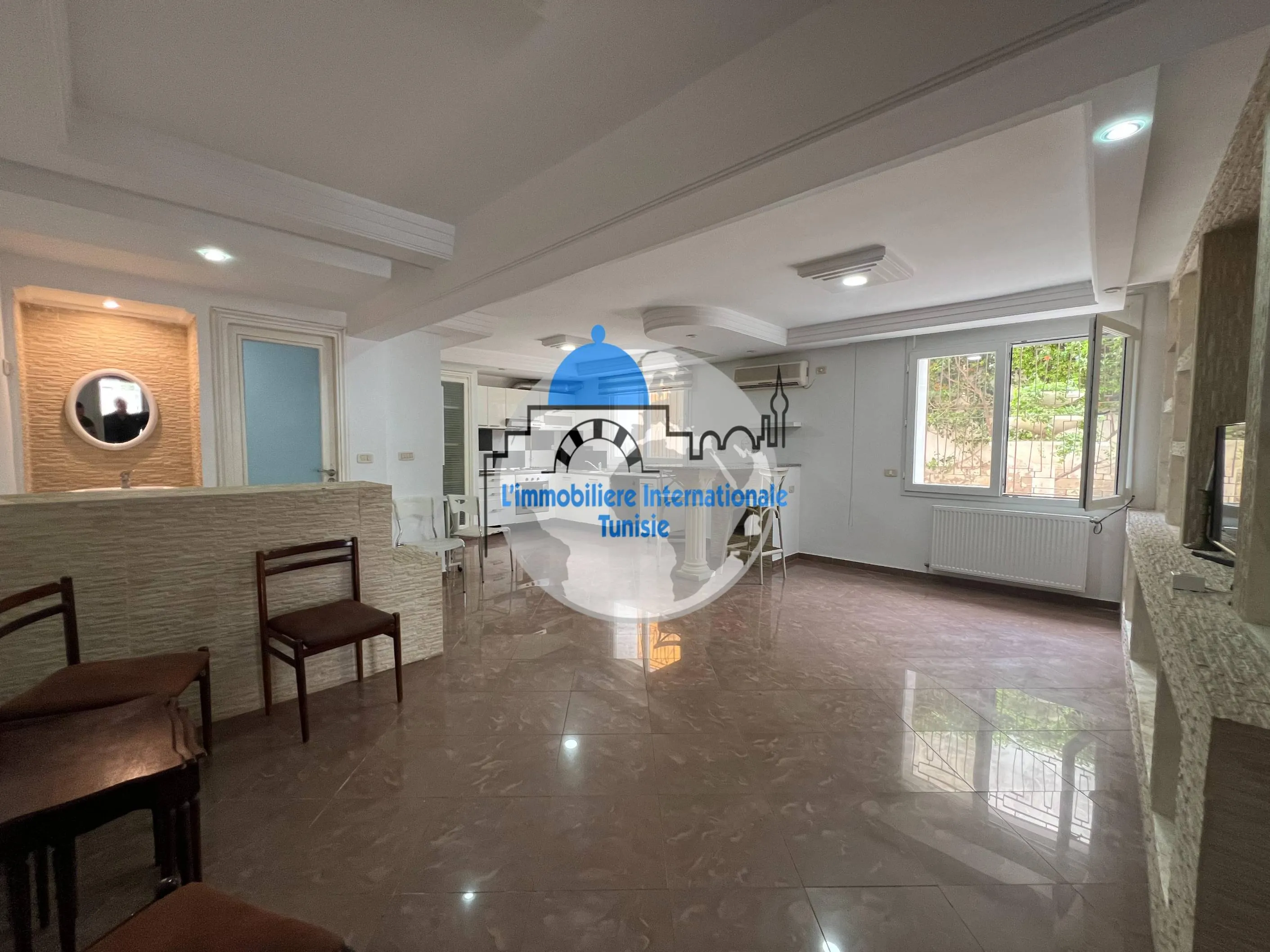 Appartement S+2 au RDC à louer - à khzema Est