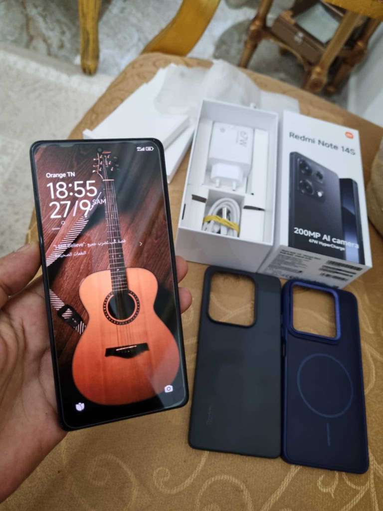 redmi note 14s ram 8g+4g stockage 256g 

