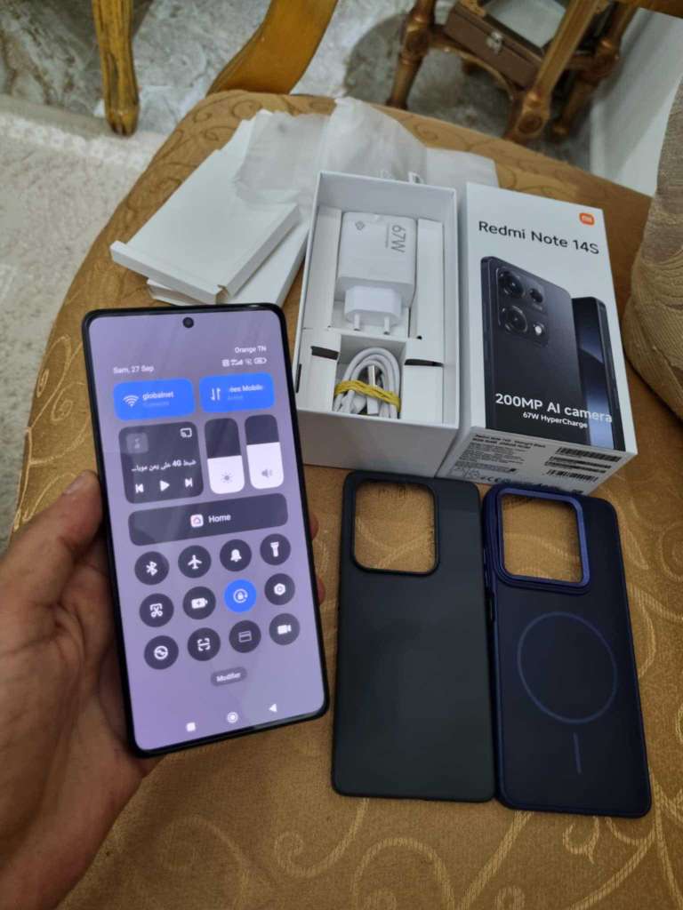 redmi note 14s ram 8g+4g stockage 256g 


