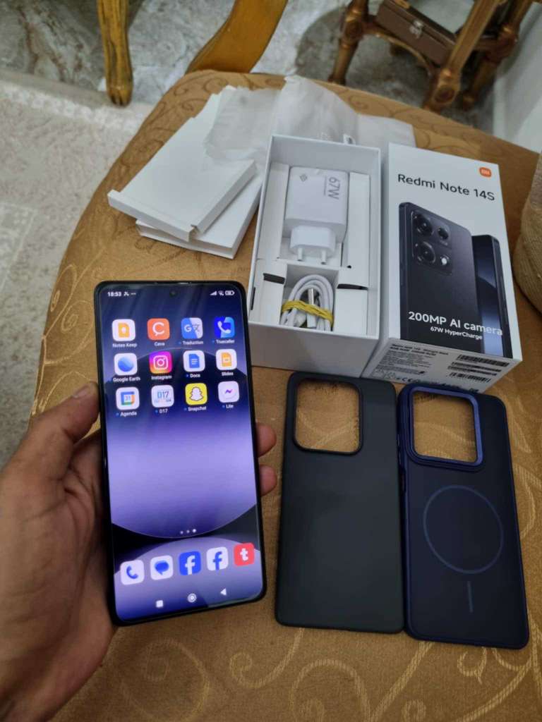 redmi note 14s ram 8g+4g stockage 256g 

