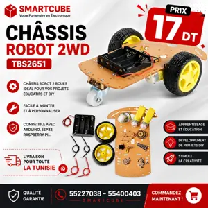 Châssis Robot 2WD TBS2651  