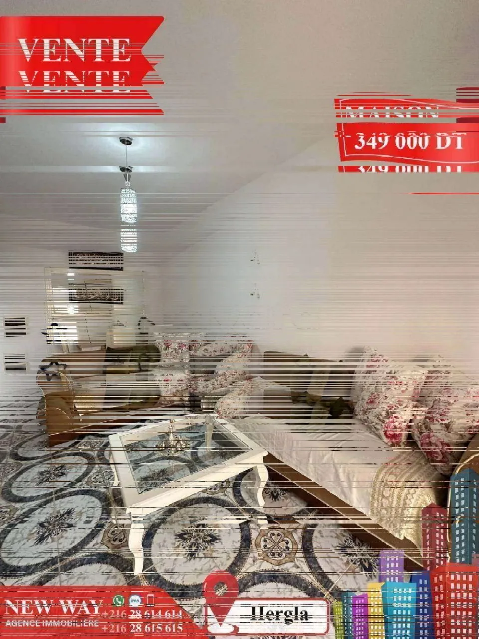 Maison à Hergla, Proche de toutes Commodités