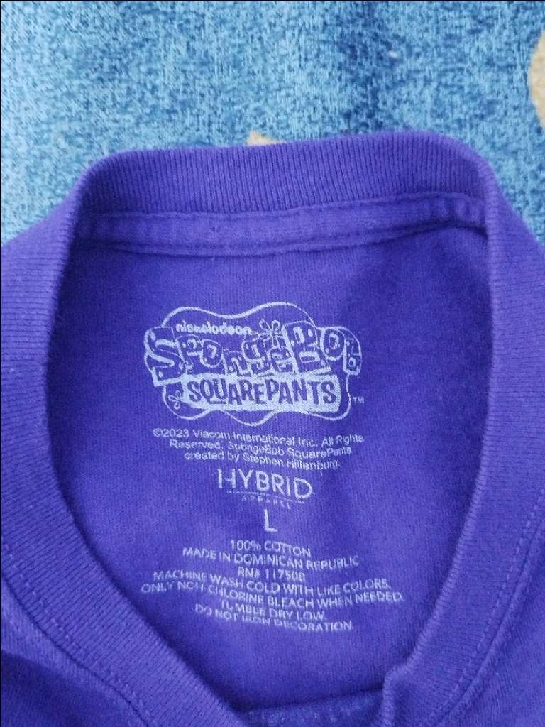T-shirt spongebob