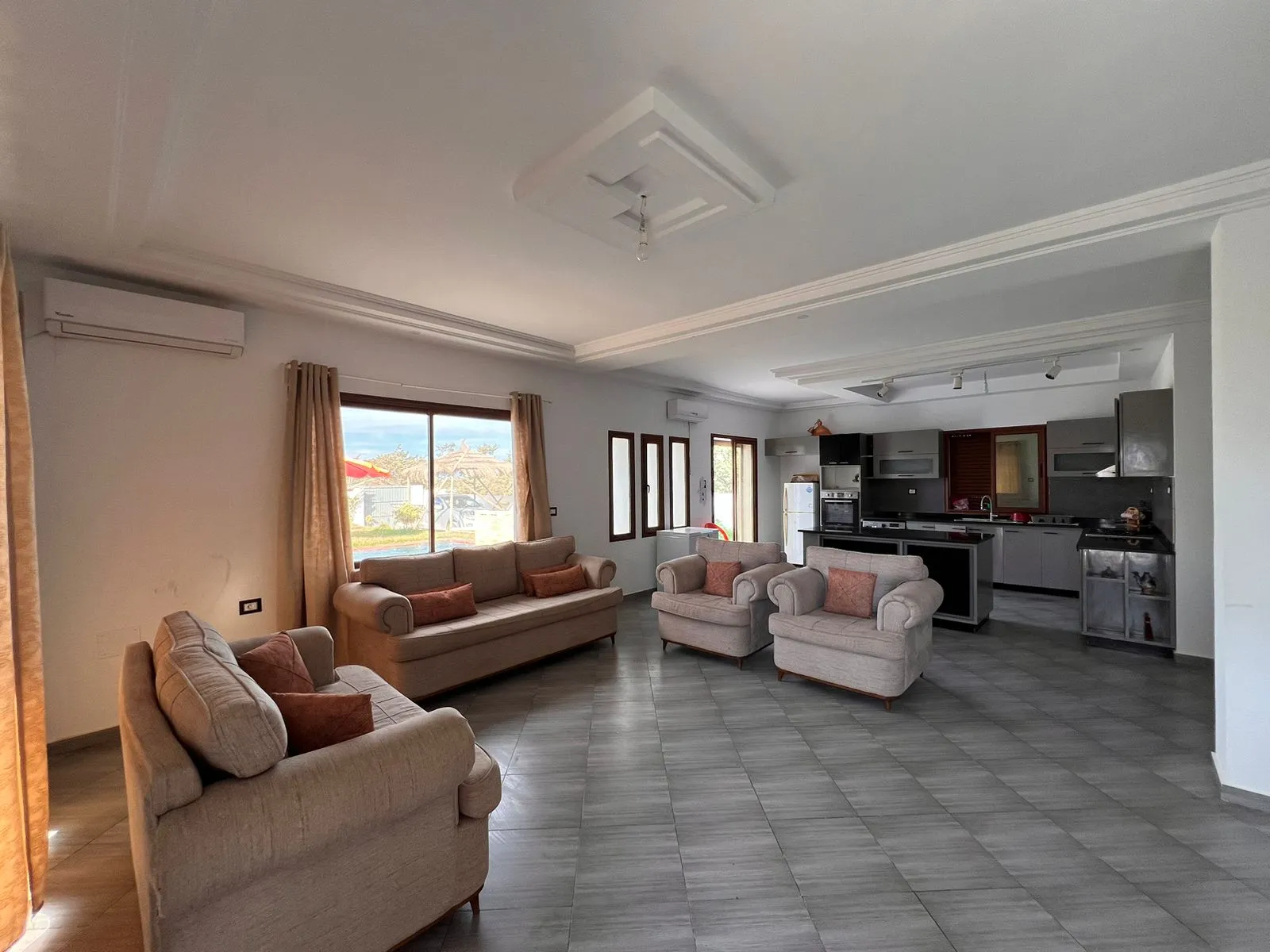 Une villa avec piscine à Kerkouane plage