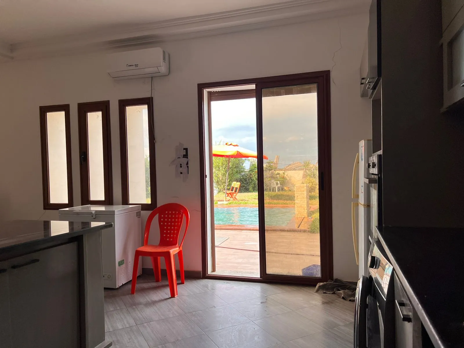 Une villa avec piscine à Kerkouane plage