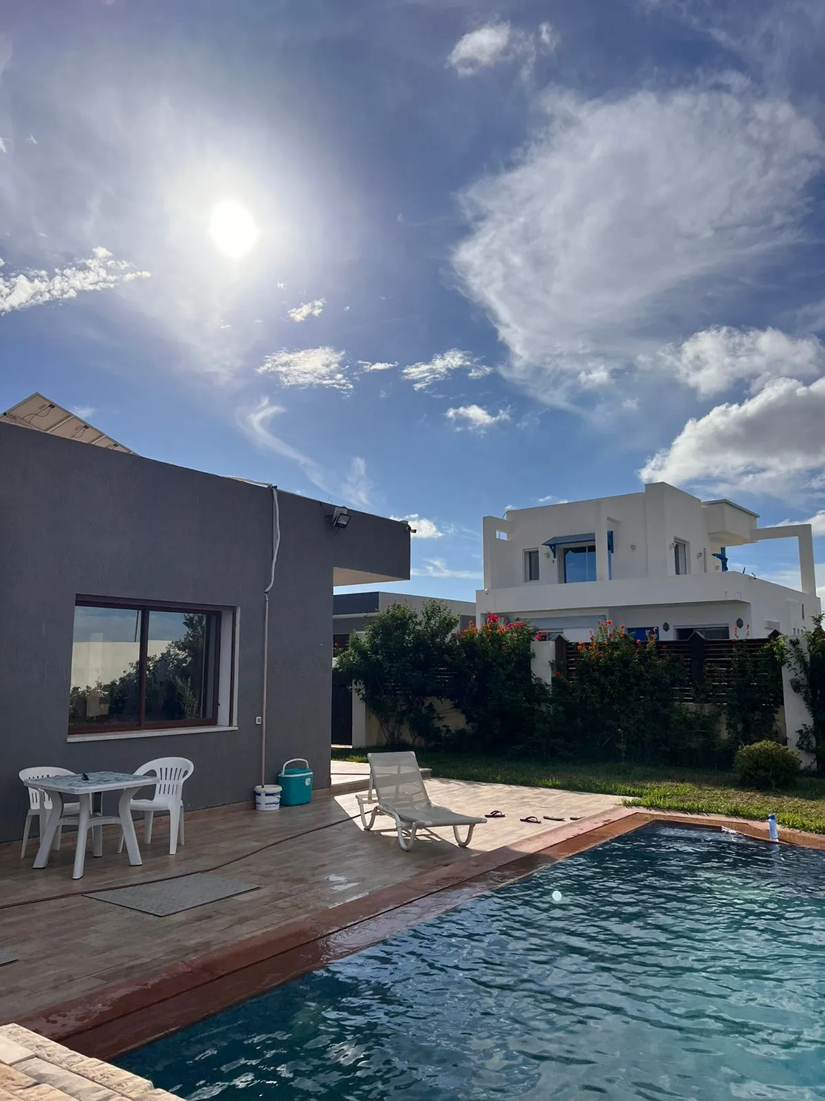 Une villa avec piscine à Kerkouane plage