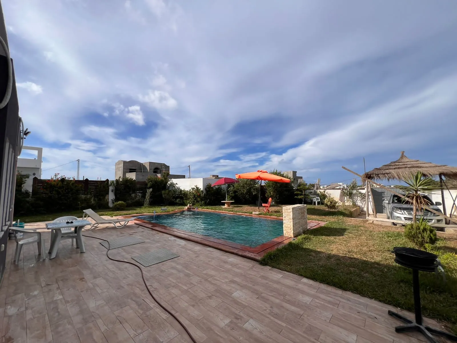 Une villa avec piscine à Kerkouane plage