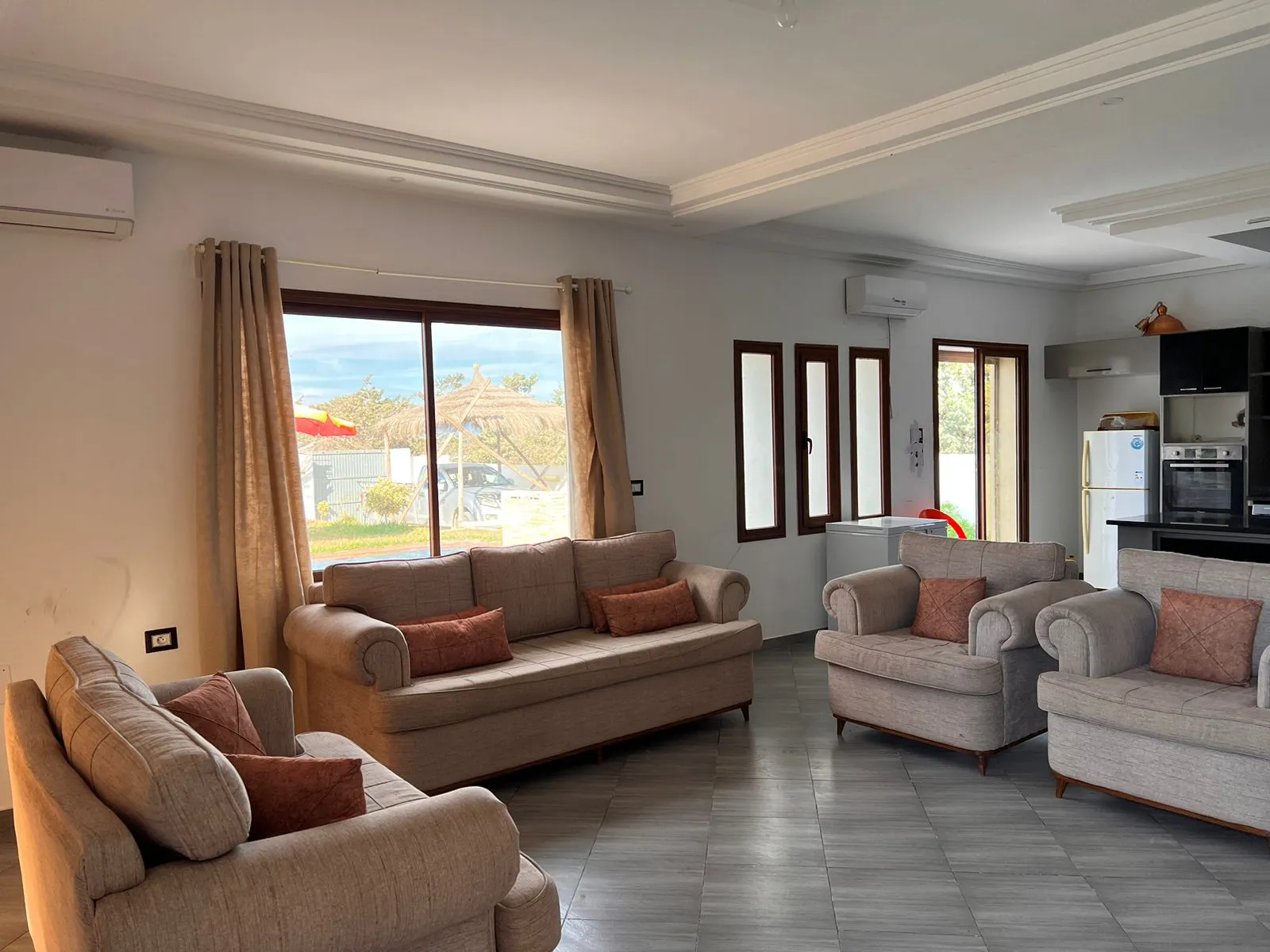 Une villa avec piscine à Kerkouane plage