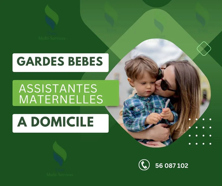 Garde bébé a domicile a  jardins De Carthage