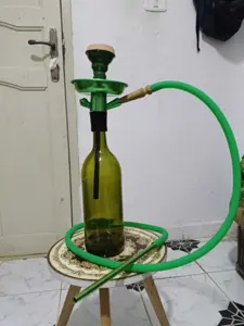 Chicha bouteille verte, état utilisé