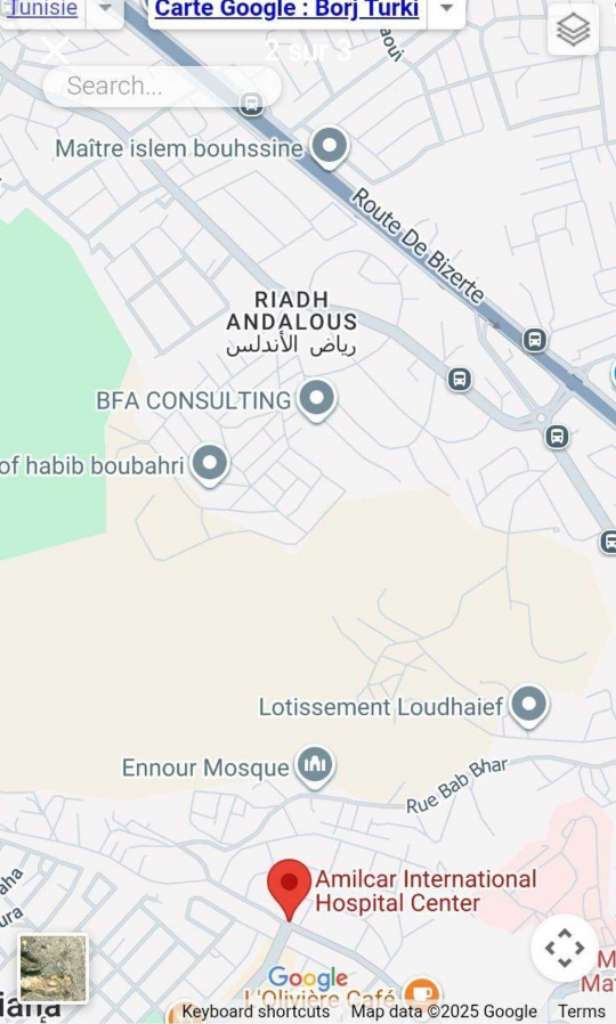 cité Ennasr Terrain investissement unique 