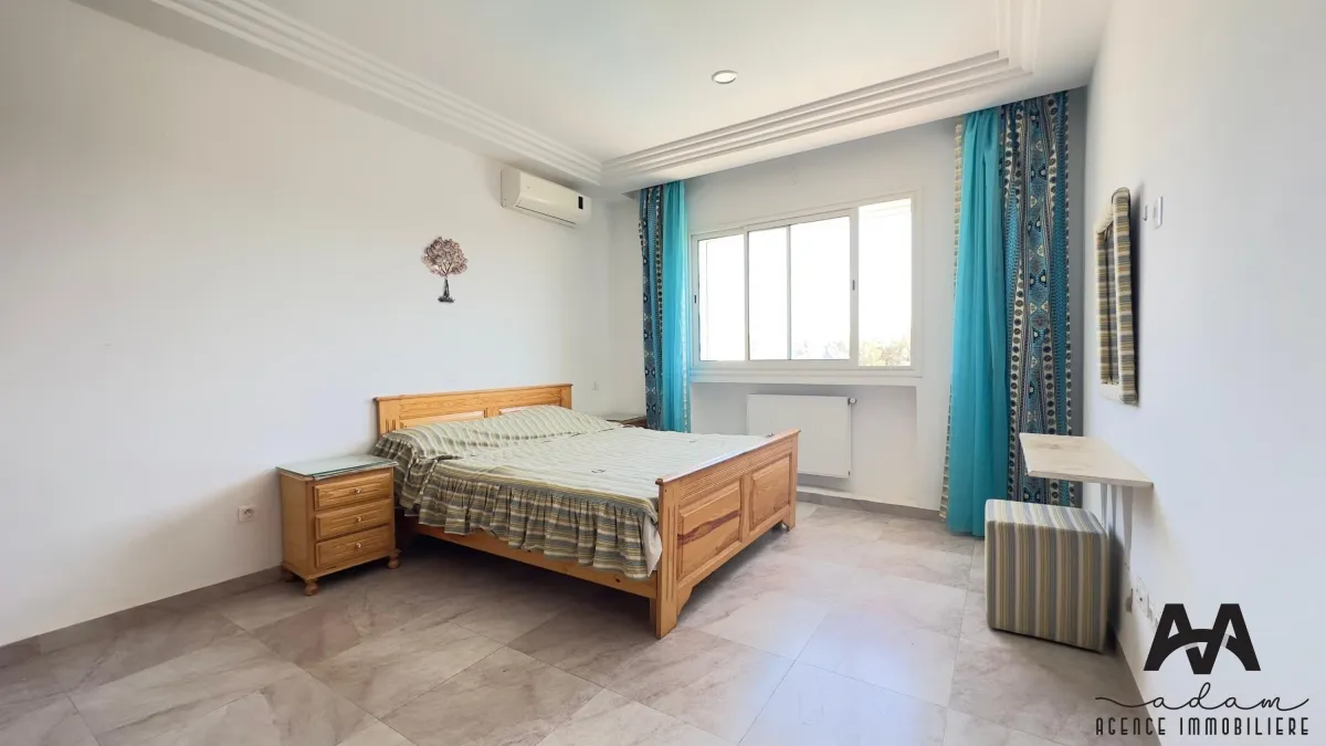 Location Appartement S+2 meublé à Mrezga, Nabeul