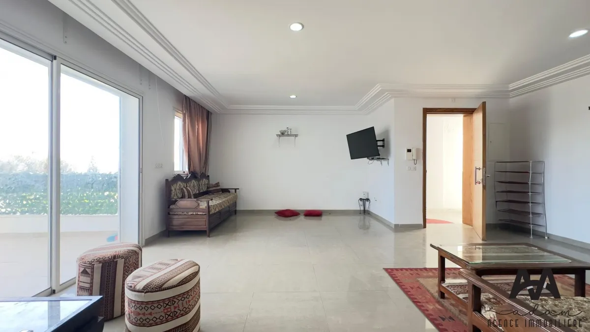 Location Appartement S+2 meublé à Mrezga, Nabeul