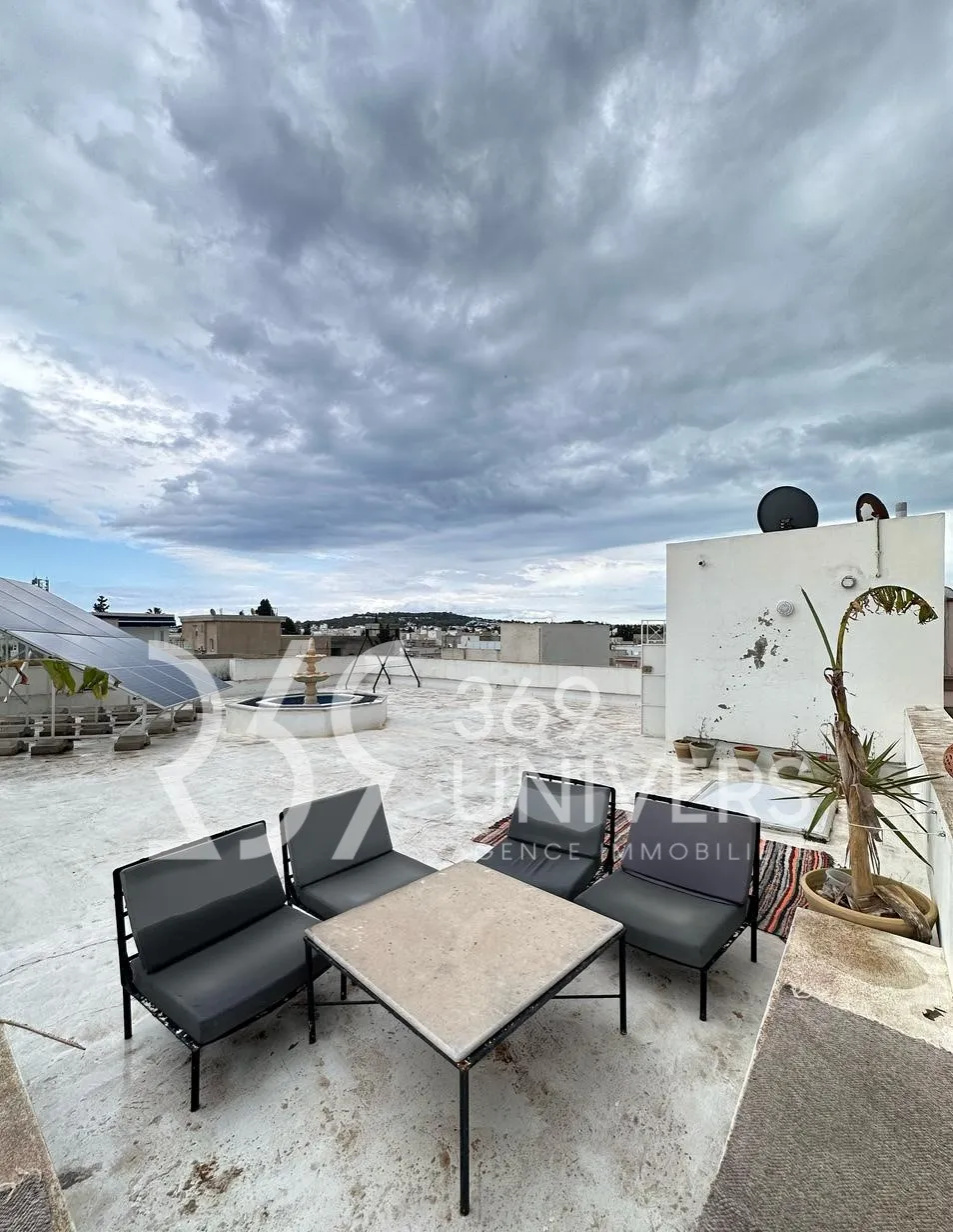 Appartement meublé avec terrasse à La Marsa