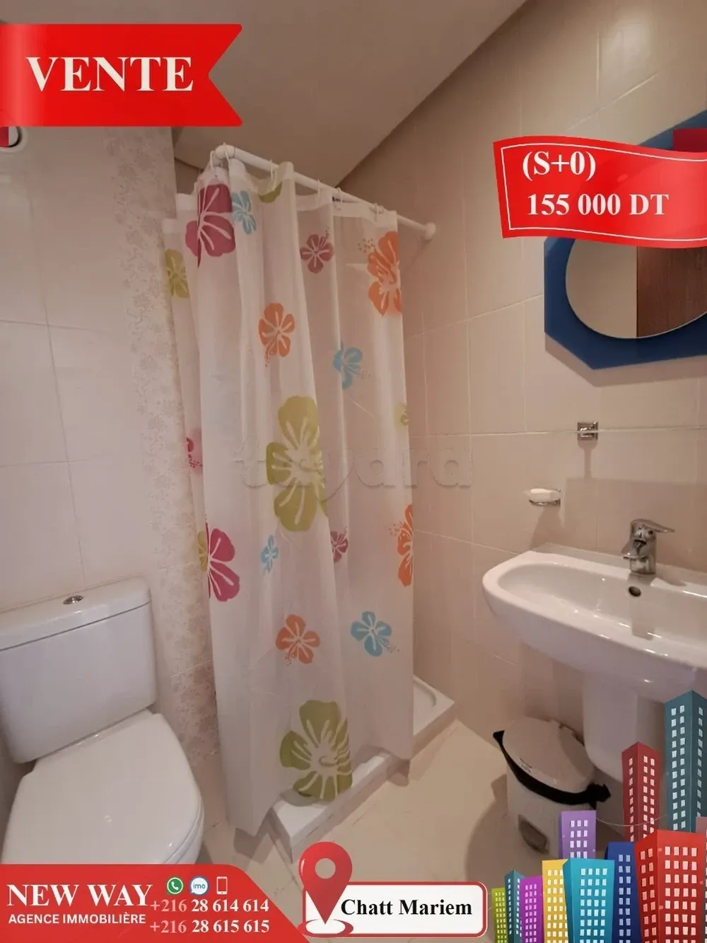 Appartement (s+0) à Chatt Mariem Prés de la mer
