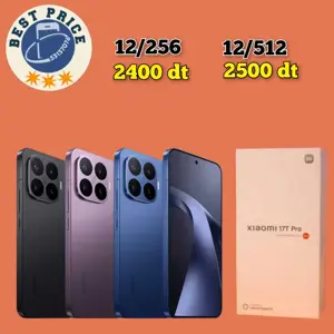 Xiaomi 17T PRO 5G  Cacheté (Version Global)  # validé ✔️
➖  12/256 =2400 dt
➖ 12/512 =2500 dt