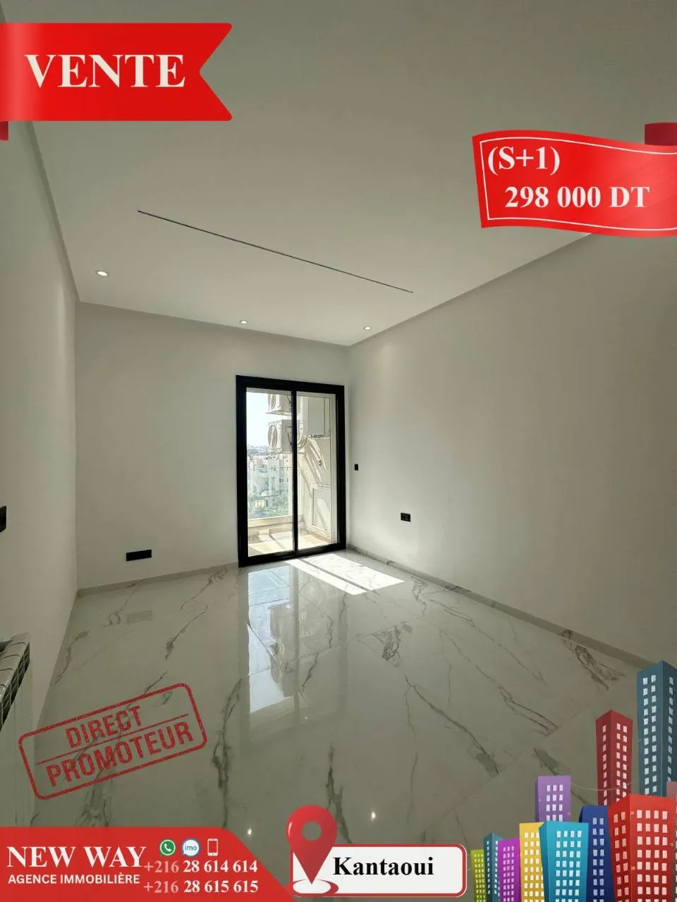 (S+1) à kantaoui, Direct Promoteur, Prés de la Mer